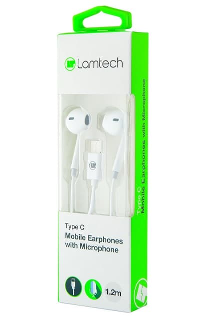 Lamtech Type-C White HandsFree