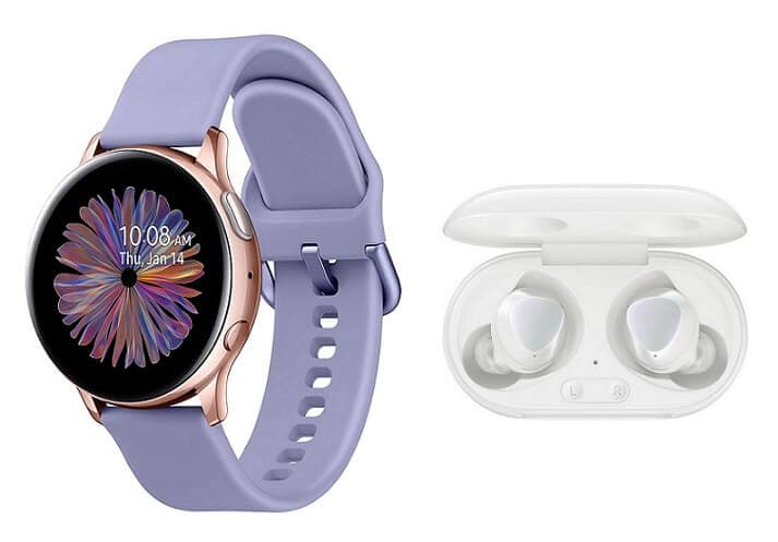 Samsung Galaxy Watch Active2 με ακουστικά Galaxy Buds+ από 184€  ή Galaxy Watch3 με ακουστικά Buds Live από 279€