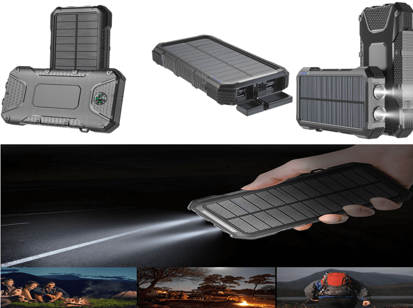 4SMARTS Solar Power Bank Rugged Titanpack Slim 20.000mAh Black, 29.90 ευρώ, e-shop (Crazy Sundays)