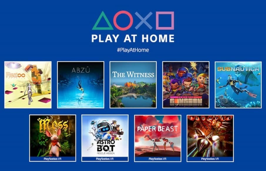 Δωρεάν 9 παιχνίδια για PS4-PS5 (Play at Home)