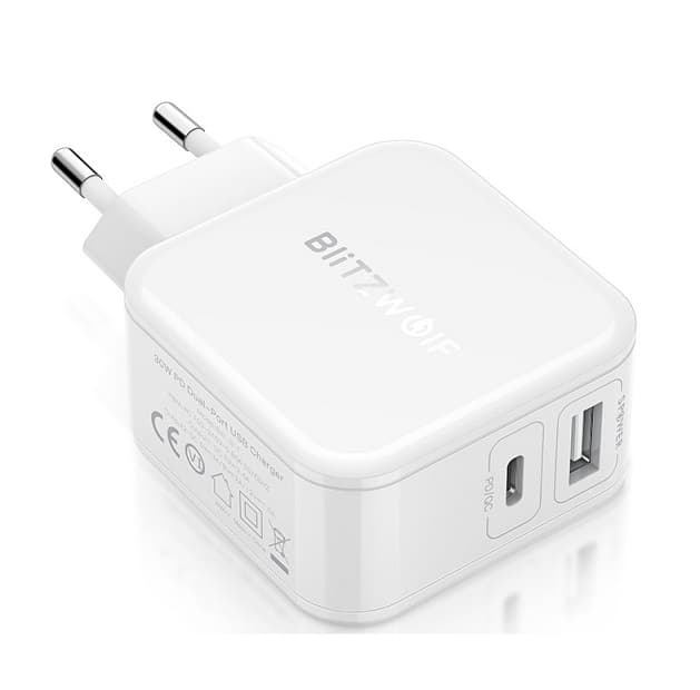 Φορτιστής BlitzWolf BW-S11 + δώρο καλώδιο 3A USB Type-C 9€