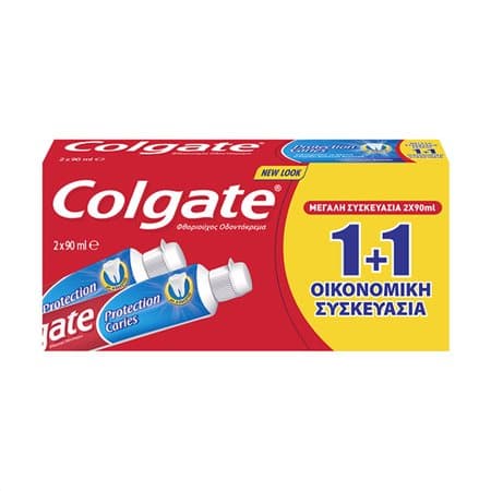 COLGATE Οδοντόκρεμα Protection Carries 2x90ml 1+1