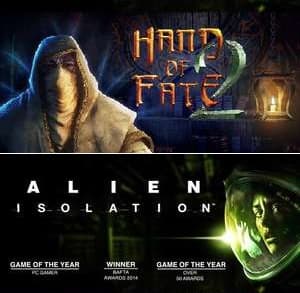 Alien: Isolation + Hand of Fate 2 (δωρεάν παιχνίδια από Epic Games)