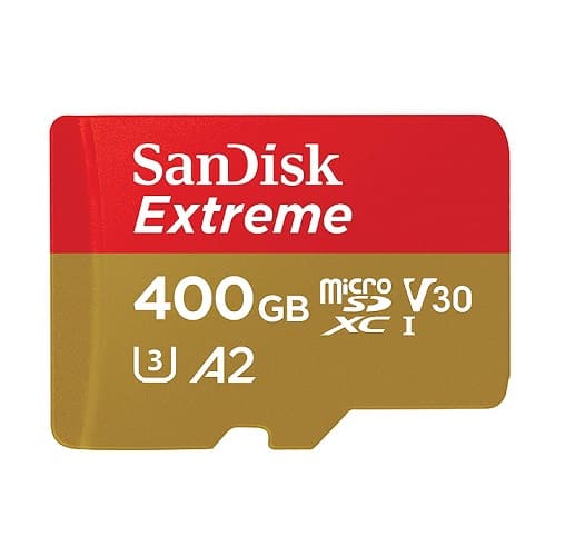 Sandisk Extreme microSDXC 400GB 55,41€ - Amazon DE
