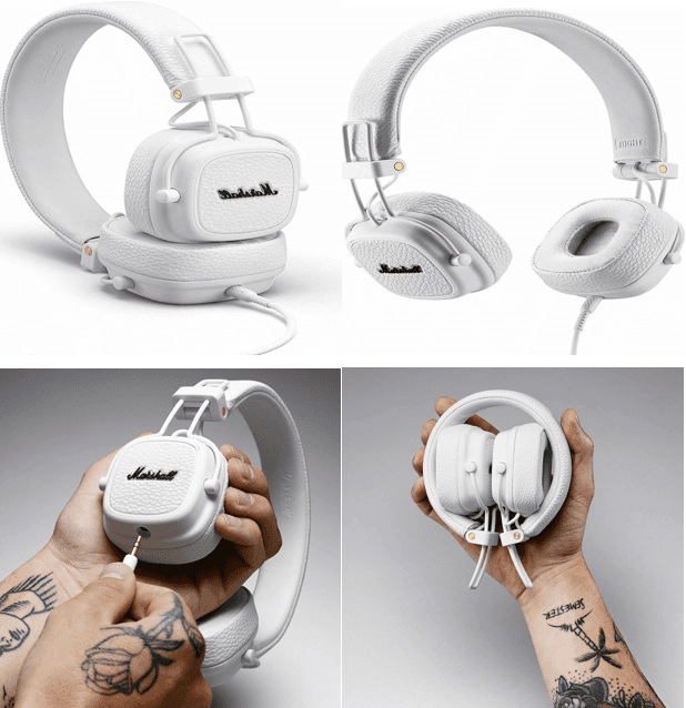Ακουστικά κεφαλής Marshall Major III  (Λευκά) 39,90€ από OWL