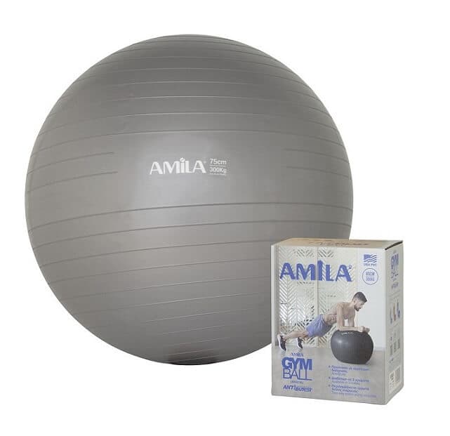 Μπάλα Γυμναστικής Amila Gymball 75cm με 13.74€ από plus4u.gr