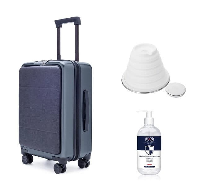 Βαλίτσα 90FUN 36L 20" με δώρο Συσκευή Απολύμανσης UVC και Αντισηπτικό gel 300ml στο Banggood (από Τσεχία)