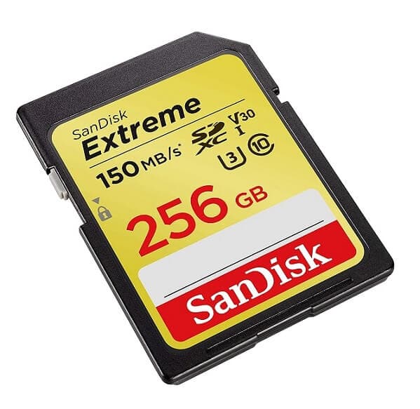 Κάρτα Μνήμης Sandisk Exrteme SDXC 256GB με 36,22€ από Amazon Γερμανίας