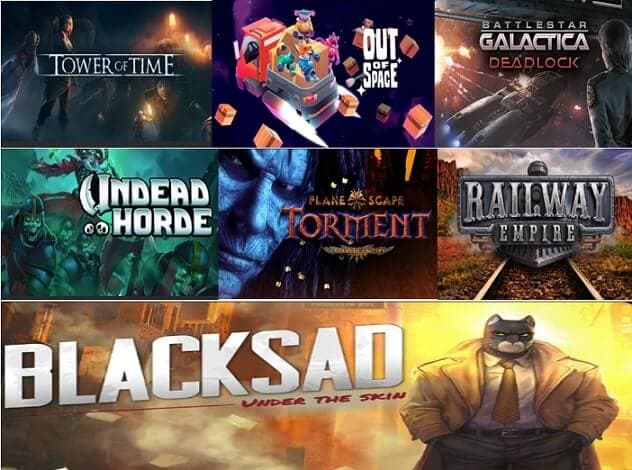 Killer Bundle 17 με 7 παιχνίδια για PC (Steam): Battlestar Galactica Deadlock, Blacksad: Under the Skin, Railway Empire, Tower of Time, Undead Horde, Out of Space. στα 3.99€, από Fanatical