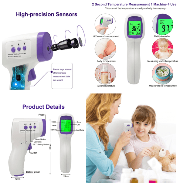 Θερμόμετρο υπερύθρων χειρός SSA ELECTRONIC HG01, 16.90 € από E-shop (Crazy Sundays)