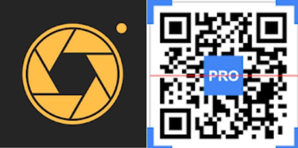 Δωρεάν η Manual Camera: DSLR – Camera Professional (εφαρμογή κάμερας) ο Σαρωτής QR &amp; Barcode PRO και ο QR και σαρωτής γραμμωτού κώδικα PRO για Android συσκευές, Google Play