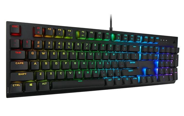 Gaming πληκτρολόγιο Corsair K60 PRO RGB Mechanical CherryMX LowProfile Speed
