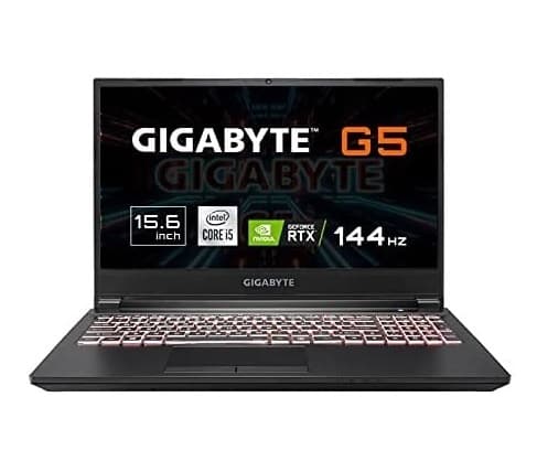 Gigabyte G5 KC Laptop (15.6" FullHD 144Hz, i5-10500H, 16GB, 512GB, RTX 3060-6GB, No OS, QWERTY ES)  908.49€ - Amazon ES
