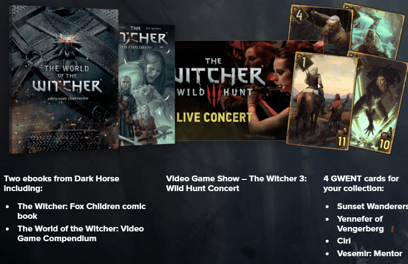 Αποκτήστε δωρεάν ψηφιακά δώρα, από το The WitcherCon, μέσω του GoG.com