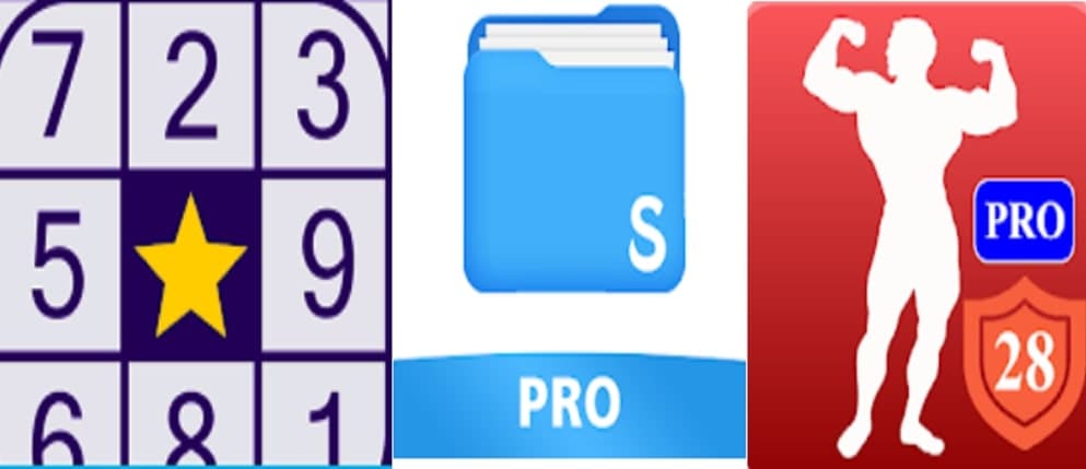 Δωρεάν το Sudoku Pro, ο SUI File Explorer PRO και η Home Workouts Gym Pro (No ad) για Android συσκευές, Google Play