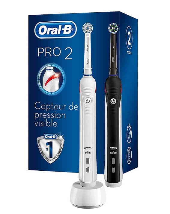 Ηλεκτρικές Οδοντόβουρτσες Oral-B Pro 2 2900 με 45.80€ από το γαλλικό Άμαζον