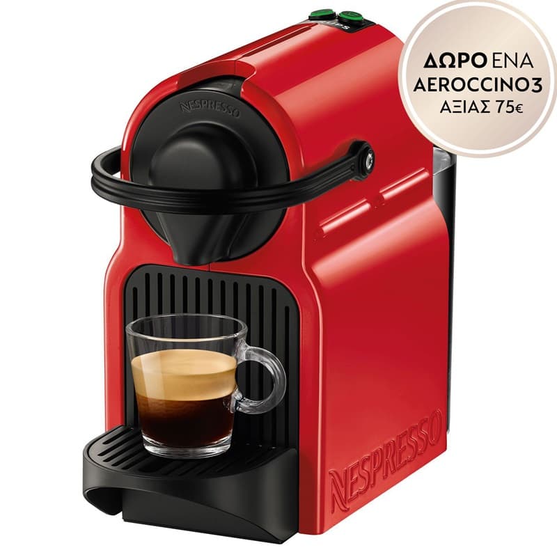Nespresso-μηχανη Krups XN1005S Inissia με δωρο Aeroccino 3