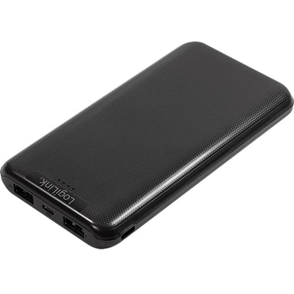 Logilink PA0206 Mobile Power Bank 10000mah 2X USB Black