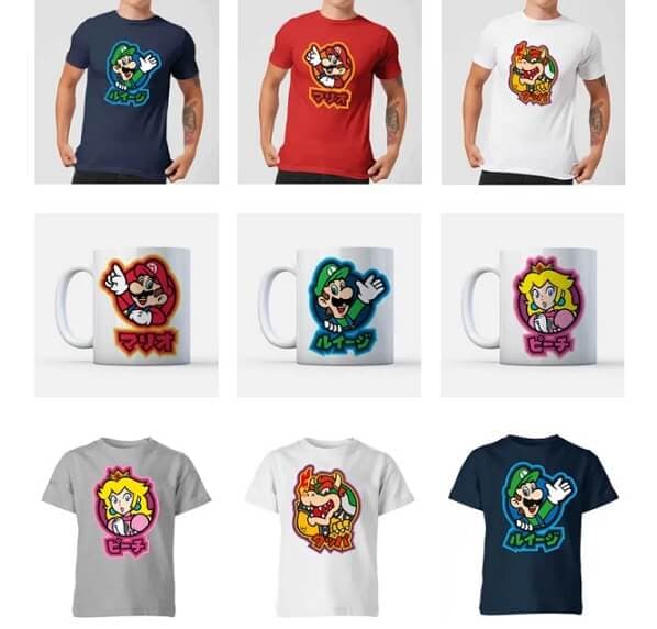2 T-shirts + 1 κούπα Nintendo Super Mario με 17,99€ στο Zavvi