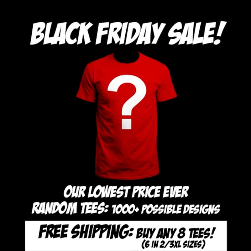 Qwertee Random T-shirt με 4€ (Στα 8 T-Shirt Δωρεάν Μεταφορικά)