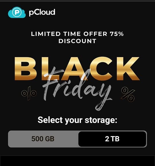Pcloud Lifetime subscription 500GB