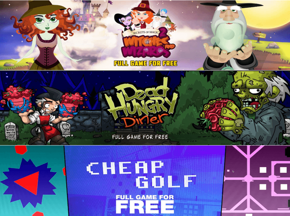 Δωρεάν 3 παιχνίδια για PC τα: Secrets of Magic 2: Witches and Wizards, Dead Hungry Diner και Cheap Golf, από Indiegala