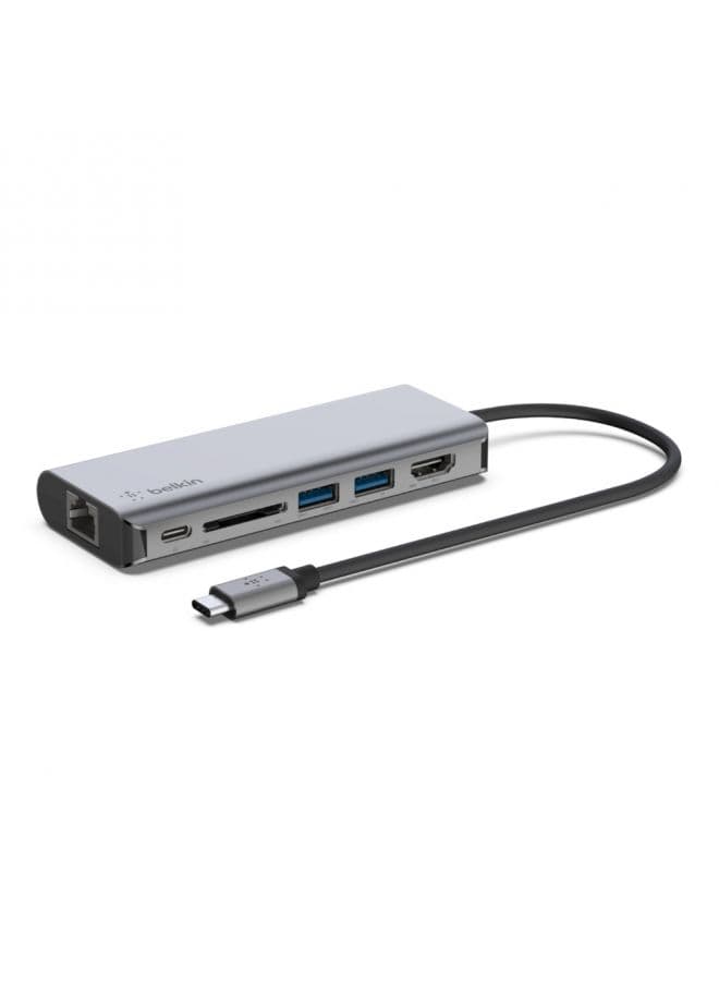 Belkin Connect USB-C 6-in-1 Multiport Adapter