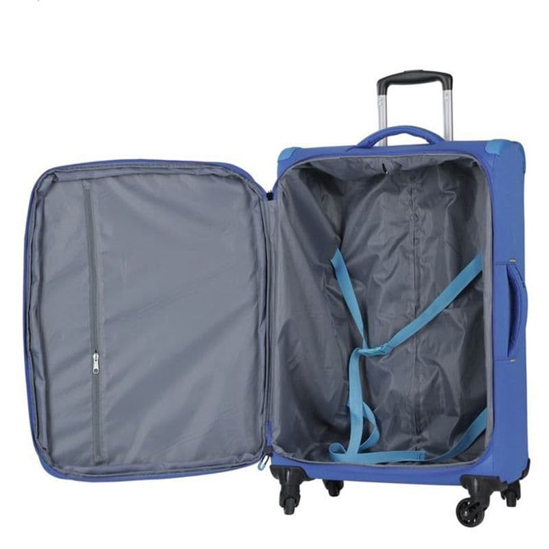 Bg Berlin Ultra Soft Expandable Βαλίτσα Καμπίνας με ύψος 55cm σε Μπλε χρώμα