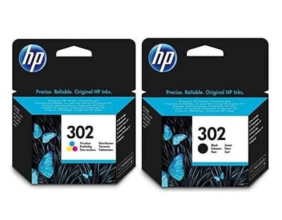 Σετ Μελάνια HP 302 έγχρωμο + μαύρο 17.27€ - Amazon IT