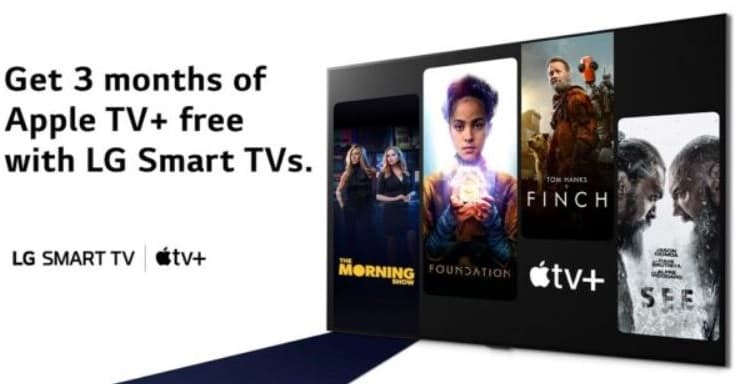 Apple TV 3 Μήνες ΔΩΡΕΑΝ στο LG Content Store