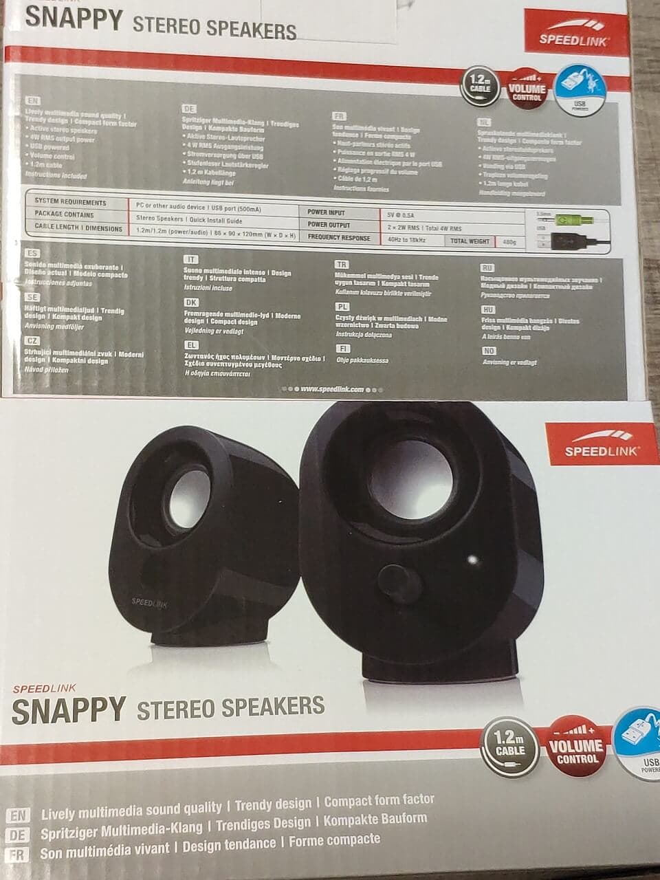 Ηχεία 2.0 Speedlink Snappy SL- 8001- BK