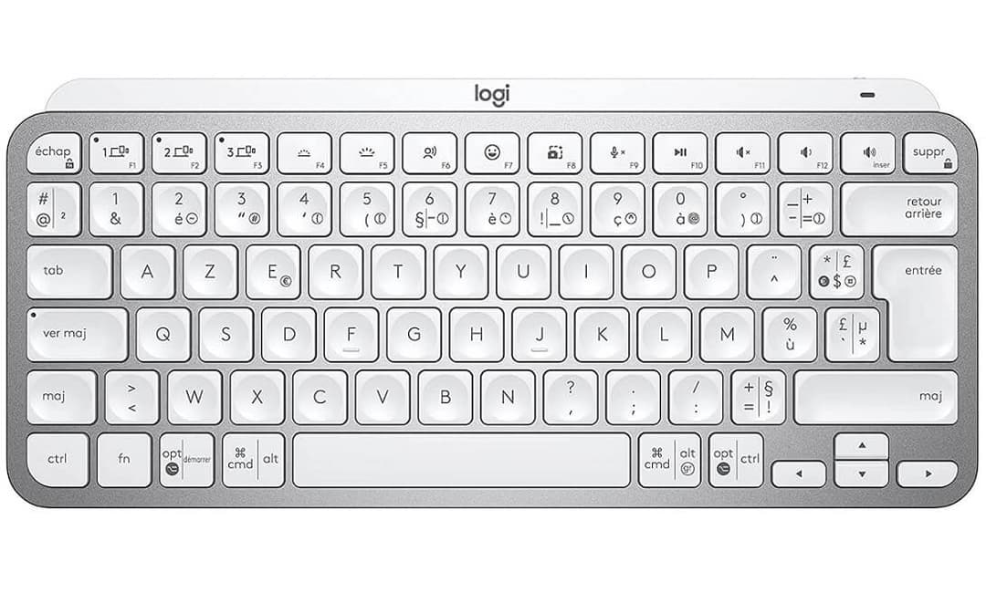 Πληκτρολόγιο Logitech MX Keys Mini Bluetooth (AZERTY) 70.80€ - Amazon FR