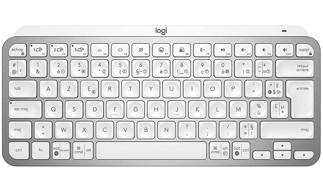 Πληκτρολόγιο Logitech MX Keys Mini Bluetooth (AZERTY) 70.80€ - Amazon FR