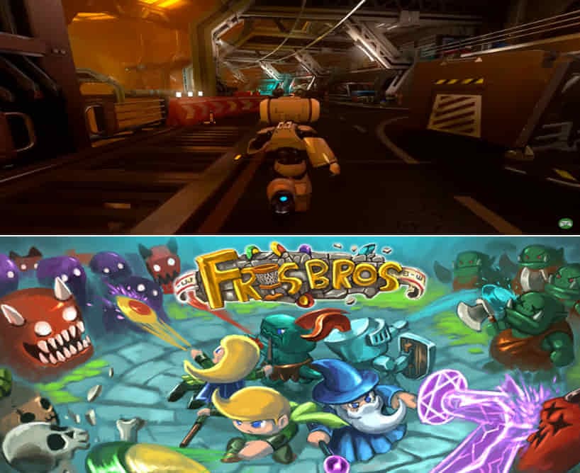 Δωρεάν 2 games για pc, τα Space X Robo Game και Frisbros, από Itch.io