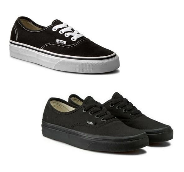 Vans Authentic Unisex Sneakers Μαύρα