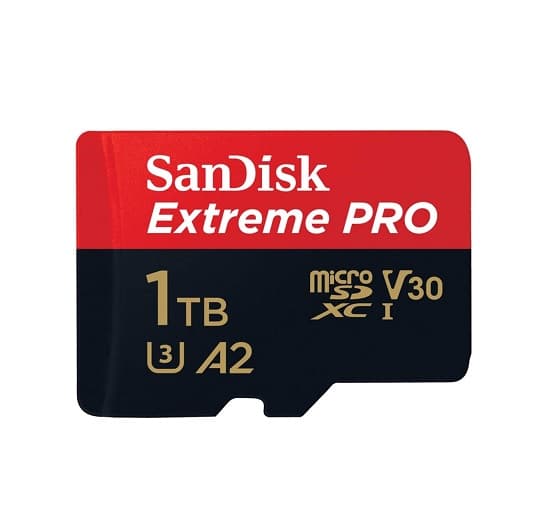 Κάρτα Μνήμης Sandisk Extreme Pro microSDXC 1TB με 182.28€ από Amazon Γερμανίας
