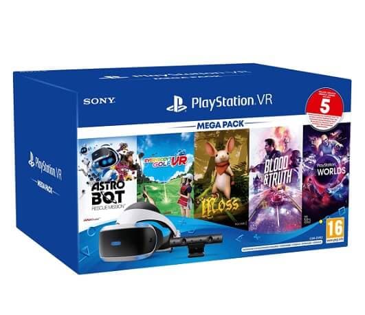 Sony PlayStation VR Mega Pack 229€