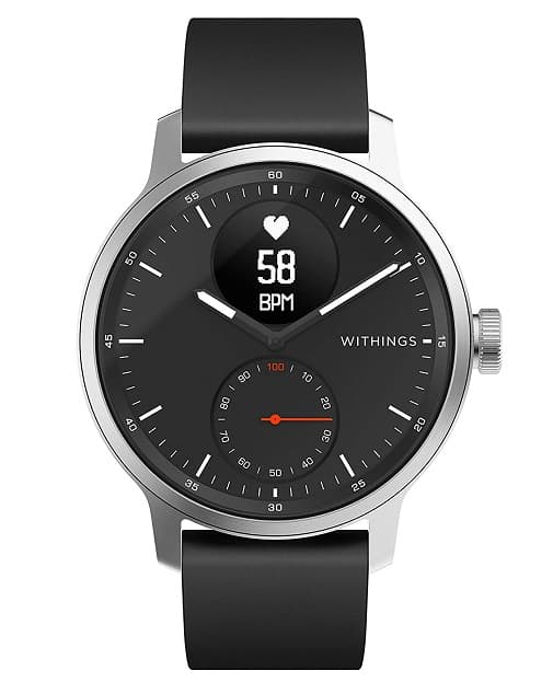 Withings ScanWatch 42mm Black (Hybrid Smartwatch with ECG, Heart Rate and Oximeter)