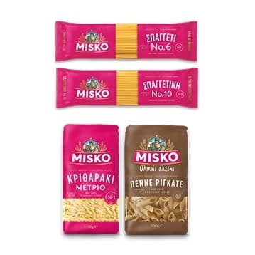 Όλα τα ζυμαρικά MISKO -50% και όλες οι Σοκολάτες Crunch, Kit Kat, κουβερτούρες, Smarties και τα δημητριακά Lion 1+1 δώρο, από τον ΑΒ Βασιλόπουλο