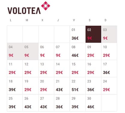 Αεροπορικά εισιτήρια εσωτερικού από 9€ με Volotea (Απρίλιος - Ιούνιος)