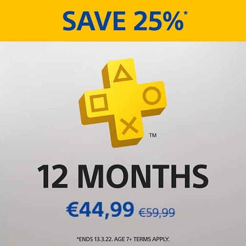 PlayStation Plus 12μηνη συνδρομή -- PS Store (για όσους δεν έχουν ενεργή συνδρομή)
