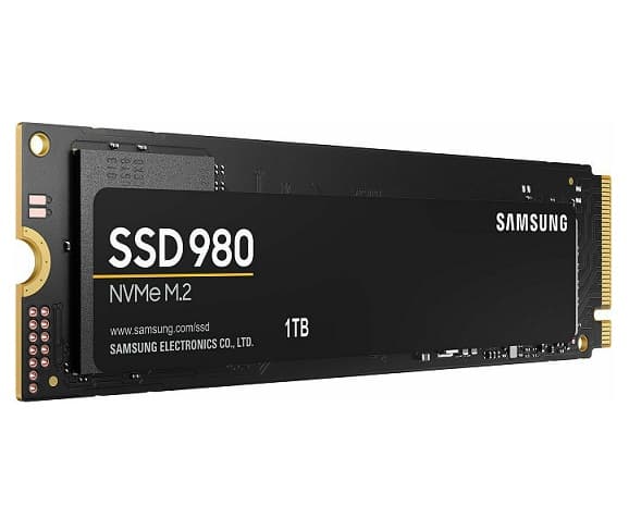 Samsung 980 SSD 1TB M.2 NVMe PCI Express 3.0