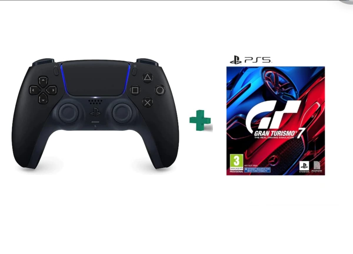 Sony PS5 DualSense Wireless Controller + PS5 Game - Gran Turismo 7