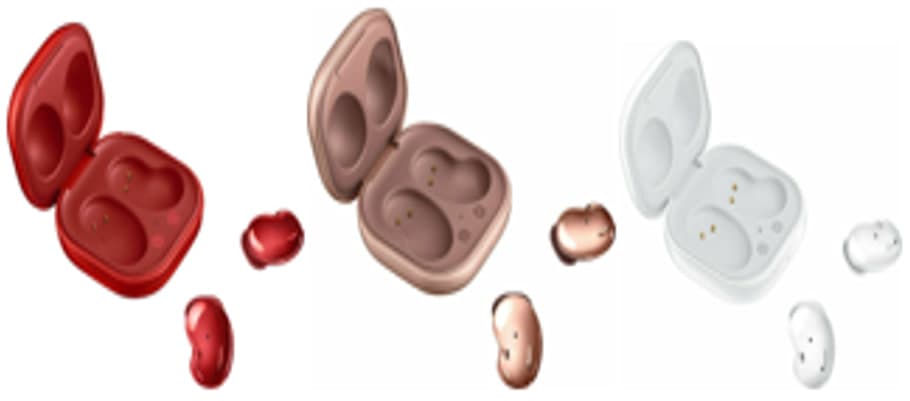 Samsung Galaxy Buds Live, Wireless Bluetooth Headphones with Noise Cancelling (ANC), στα 51,62€ κόκκινα - 57,70 άσπρα - 57,62 χρυσά, από Αmazon.de