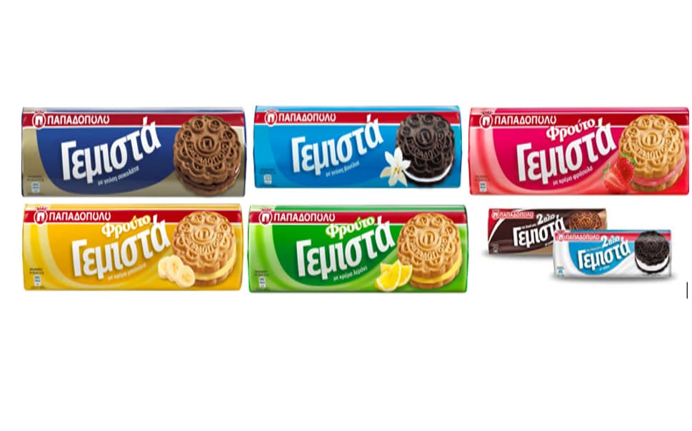 ΠΑΠΑΔΟΠΟΥΛΟΥ γεμιστά μπισκότα 200g στα 0,69€ (σε 5 γεύσεις), από το Market in