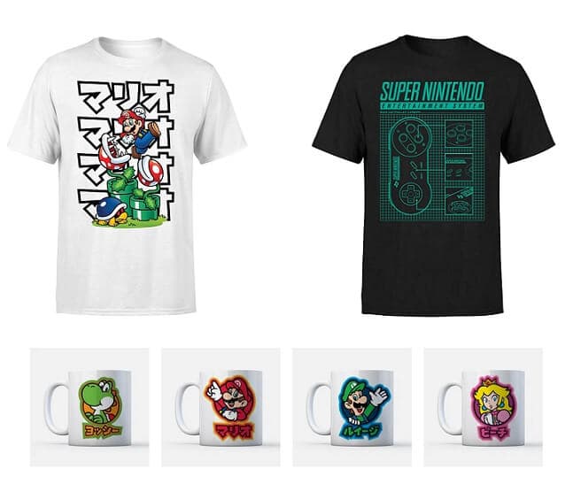 T-shirt + Κούπα Nintendo με 10,85€ στο Zavvi