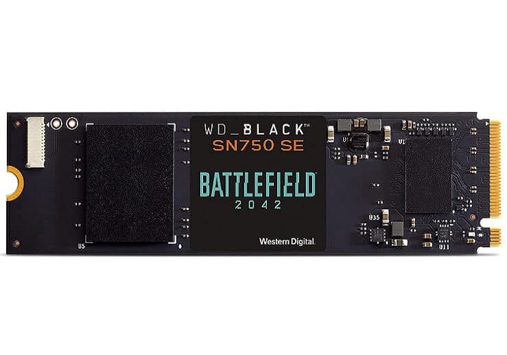 WD Black SN750 SE 500GB SSD Battlefield 2042 (M.2 NVMe PCIe4) 61.55€ - Amazon ES