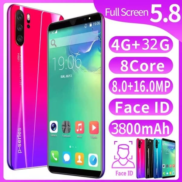 Smartphone P33 Plus 4GB 32GB 5.8 inch Android 8.1