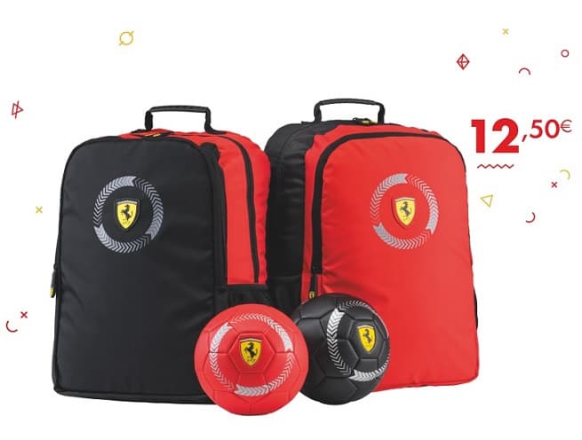 Σακίδιο πλάτης και Μπάλα Handball Ferrari με 12,50 € και αγορά καυσίμων άνω των 20 λίτρων απο την Shell