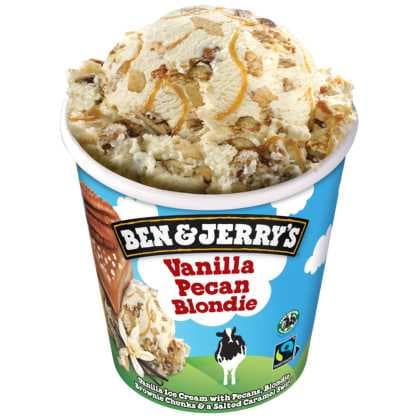 Παγωτά Magic Sweet &amp; Salty Almond 3.30€ &amp; Ben &amp; Jerry's Vanilla Pecan 3.64€